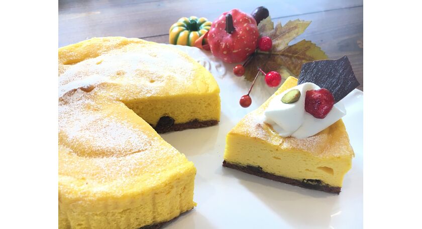 カロリー控えめ かぼちゃ のチーズケーキスフレ 登場 広尾にあるおしゃれなケーキ屋patisserie Pieceのお得な情報